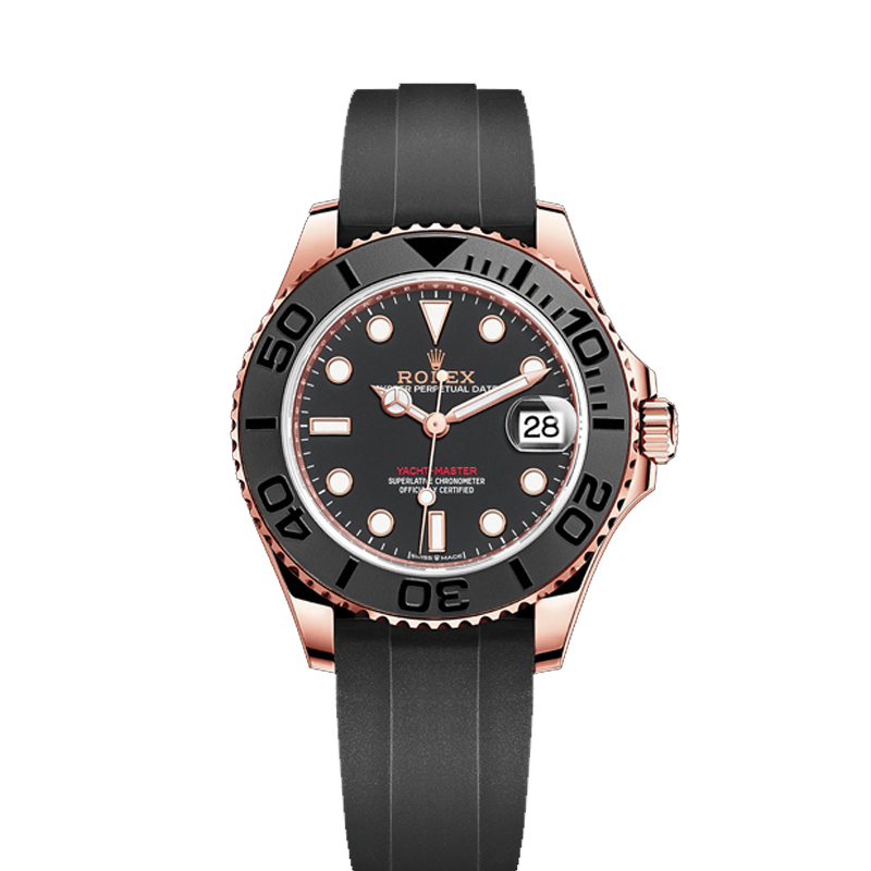 Rolex Yacht-Master 268655 Schwarzes Zifferblatt Unisex 37mm Uhr